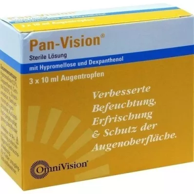 PAN-VISION Gotas para los ojos, 3X10 ml