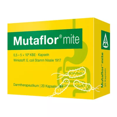 MUTAFLOR ácaro cápsulas duras con recubrimiento entérico, 20 uds MUTAFLOR ácaro cápsulas duras con recubrimiento entérico, 20 uds