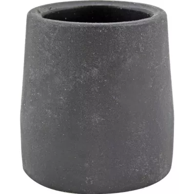 KRÜCKENKAPSEL Insertos de acero negro de 28 mm para andadores, 1 ud
