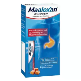 MAALOXAN 25 mVal Líquido, 10X10 ml