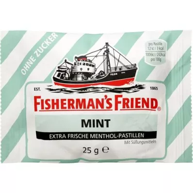 FISHERMANS FRIEND pastillas de menta sin azúcar, 25 g