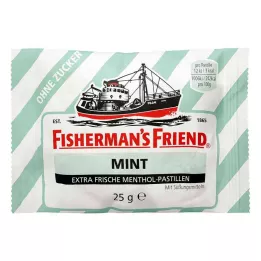FISHERMANS FRIEND pastillas de menta sin azúcar, 25 g