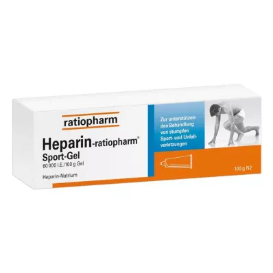 HEPARIN-RATIOPHARM Gel deportivo, 100 g HEPARIN-RATIOPHARM Gel deportivo, 100 g