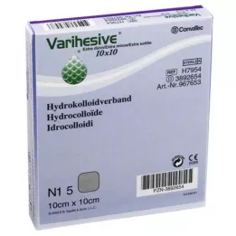 VARIHESIVE extrafino 10x10 cm HKV hidroactivo, 5 uds