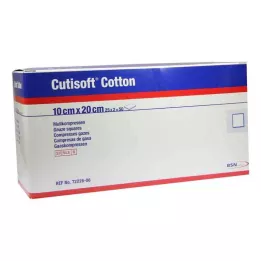 CUTISOFT Algodón Compr.10x20 cm ster.8x, 25X2 St