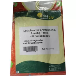 LÄTZCHEN Extensión con bolsillo, tex. 2 caras con botones de presión fol., 1 ud