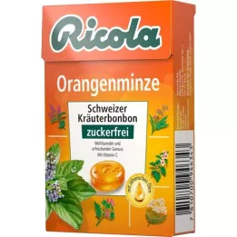 RICOLA o.Z.Box Caramelos de menta y naranja, 50 g