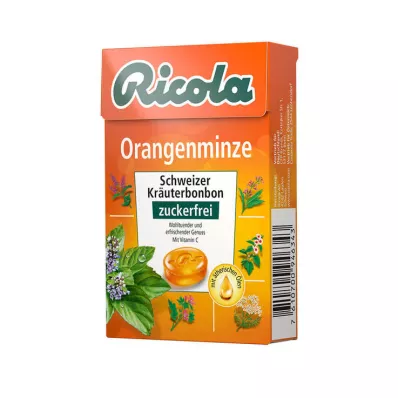 RICOLA o.Z.Box Caramelos de menta y naranja, 50 g