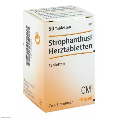 STROPHANTHUS COMP.Pastillas para el corazón, 50 unidades STROPHANTHUS COMP.Pastillas para el corazón, 50 unidades