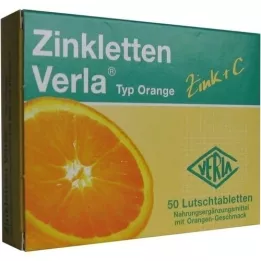 ZINKLETTEN Pastillas de naranja Verla, 50 uds