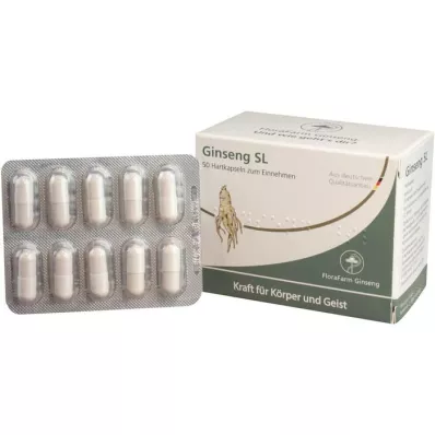 GINSENG SL Cápsulas duras, 50 uds