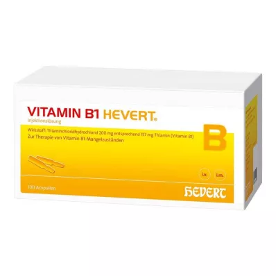 VITAMIN B1 HEVERT ampollas, 100 uds