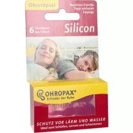 OHROPAX Tapones de silicona para los oídos, 6 unidades