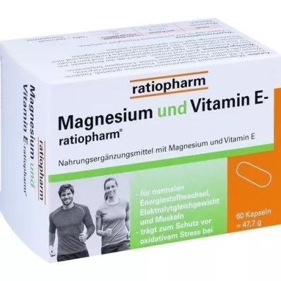 MAGNESIUM UND VITAMIN E-ratiopharm cápsulas, 60 uds
