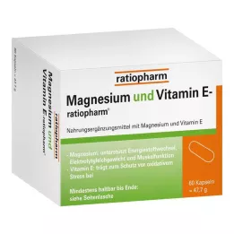 MAGNESIUM UND VITAMIN E-ratiopharm cápsulas, 60 uds