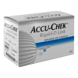 ACCU-CHEK Cánulas Rapid-D Link 10 mm, 25 uds