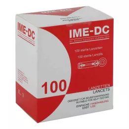 IME-DC Lancetas/agujas para dispositivo de punción, 100 uds