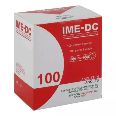 IME-DC Lancetas/agujas para dispositivo de punción, 100 uds