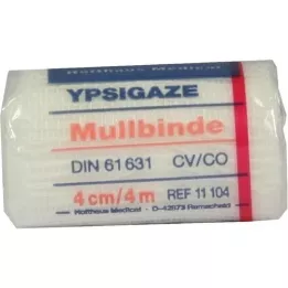 YPSIGAZE Venda de gasa 4 cmx4 m, 1 ud