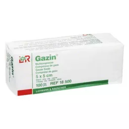 GAZIN Gasa comp.5x5 cm no estéril 8x Op, 100 uds