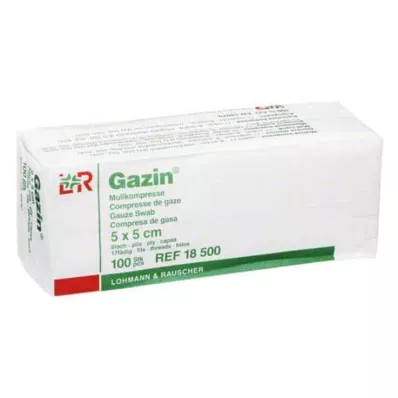 GAZIN Gasa comp.5x5 cm no estéril 8x Op, 100 uds