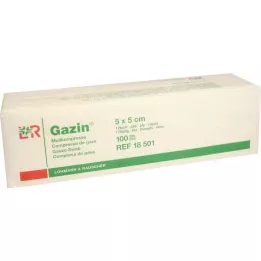 GAZIN Gasa comp.5x5 cm no estéril 12x Op, 100 uds
