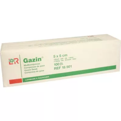 GAZIN Gasa comp.5x5 cm no estéril 12x Op, 100 uds GAZIN Gasa comp.5x5 cm no estéril 12x Op, 100 uds