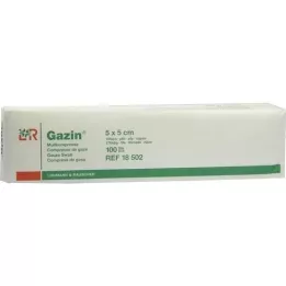 GAZIN Gasa comp.5x5 cm no estéril 16x Op, 100 uds
