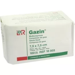 GAZIN Gasa comp.7,5x7,5 cm no estéril 8x Op, 100 uds