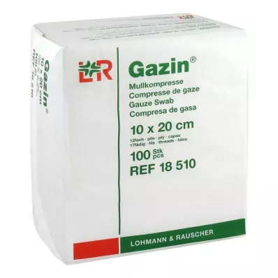 GAZIN Gasa comp.10x20 cm no estéril 12x op, 100 uds GAZIN Gasa comp.10x20 cm no estéril 12x op, 100 uds