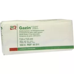 GAZIN Gasa comp.7,5x7,5 cm no estéril 12x RK, 100 uds