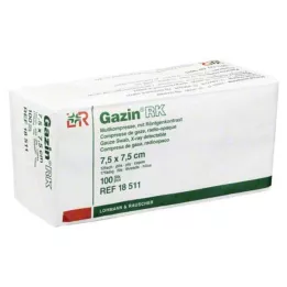 GAZIN Gasa comp.7,5x7,5 cm no estéril 12x RK, 100 uds