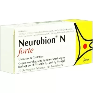 NEUROBION N forte comprimidos recubiertos, 20 uds