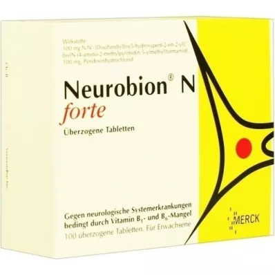 NEUROBION N forte comprimidos recubiertos, 100 uds