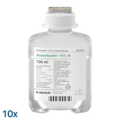 Osmofundina 15% N Ecoflac Pl. solución para perfusión, 10X100 ml