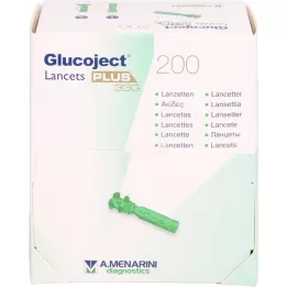 GLUCOJECT Lancetas PLUS 33 G, 200 uds