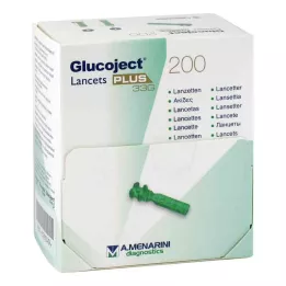 GLUCOJECT Lancetas PLUS 33 G, 200 uds
