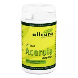 ACEROLA KAPSELN vitamina C natural, 120 uds
