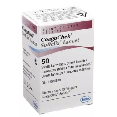 COAGUCHEK Lanceta Softclix, 50 uds