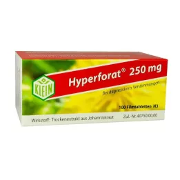 HYPERFORAT 250 mg comprimidos recubiertos con película, 100 uds