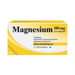 MAGNESIUM 100 mg comprimidos Jenapharm, 100 uds