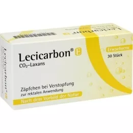 LECICARBON E CO2 Laxans supositorios adultos, 30 uds