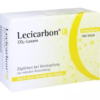 LECICARBON E CO2 Laxans supositorios adultos, 100 uds