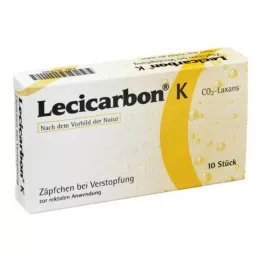 LECICARBON K CO2 Laxans supositorios para niños, 10 uds