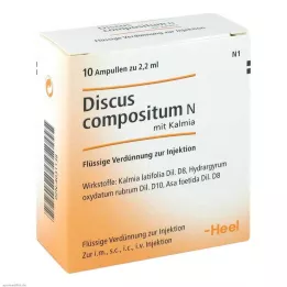 DISCUS compositum N con ampollas de Kalmia, 10 uds