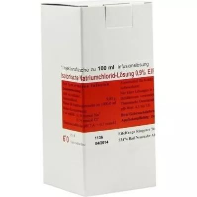 ISOTONISCHE Solución de NaCl 0,9% Eifelfango, 100 ml
