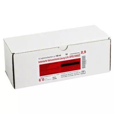ISOTONISCHE Solución NaCl 0,9% Eifelfango, 10X100 ml