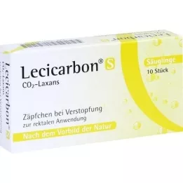 LECICARBON S CO2 Laxans Supositorios, 10 uds