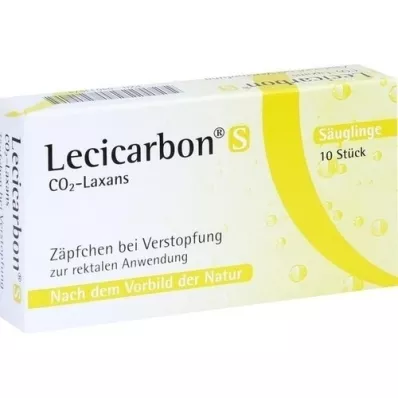 LECICARBON S CO2 Laxans Supositorios, 10 uds