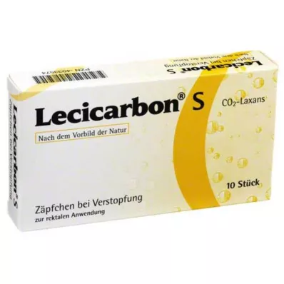 LECICARBON S CO2 Laxans Supositorios, 10 uds
